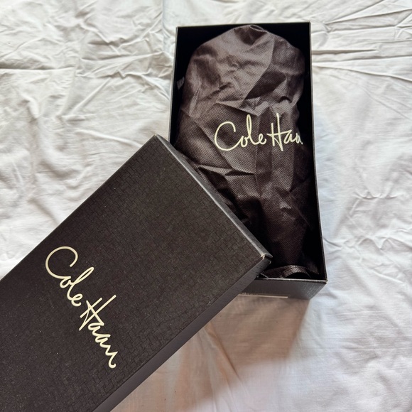 Cole Haan Metallic Gold Loafers - Picture 6 of 7